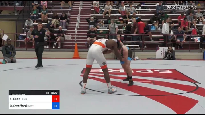 2022 WTT Round of 64; Brennan Swafford of Hawkeye ...