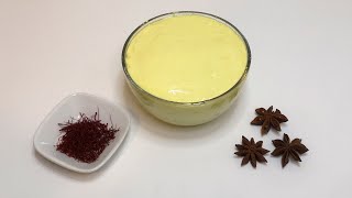 جبن منزلي بنجمة اليانسون و الزعفران - Homemade Cheese with Star Anise and Saffron