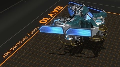 Robocraft - How to build a Tier 4 Healing Hovercraft (Trinity Airspeeder)