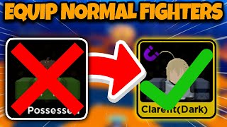 HOW TO EQUIP NORMAL FIGHTERS IN THE SPOOKY WORLD (Roblox Anime Fighters Simulator)