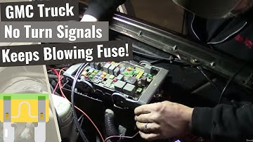 Chevy Truck: Short In Turn Signals / Keeps Blowing Fuse