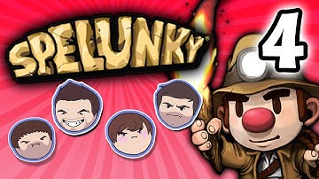 Spelunky: Cave Madness - PART 4 - Grumpcade (Ft. Miles Luna)