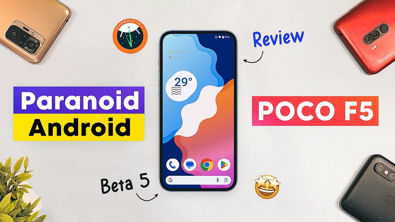 Paranoid Android Beta 5 Review - Poco F5 (Android 14) - YouTube