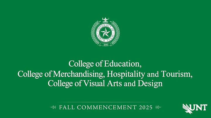 Education, CMHT, CVAD | UNT Commencement Fall 2025