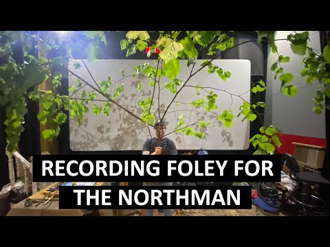 Recording Foley for The Northman - with Foley Artists Oliver Ferris and Sue Harding