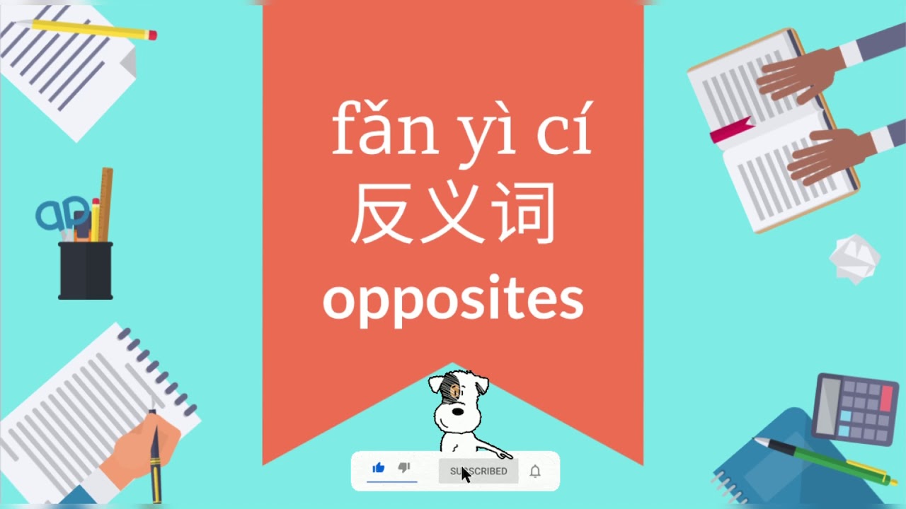 反义词 形容词 动词 说句子 中英文 Chinese Opposite Words Sentence Adjectives Action ...