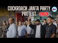LIVE PROTEST: Cockroach People's Party Continues Demonstration at Jantar Mantar