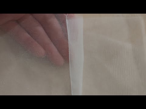 How to sew a dart on sheer fabrics using only the bobbin thread
