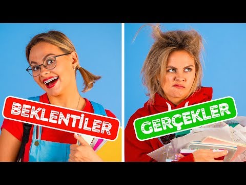 OKULA DÖNÜŞ BEKLENTİLER VS GERÇEKLER || 123 GO!’dan Komik Durumlar