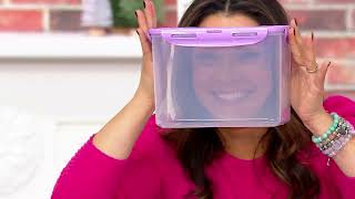 LocknLock 7-Piece Stackable Multi-Purpose Storage Set on QVC