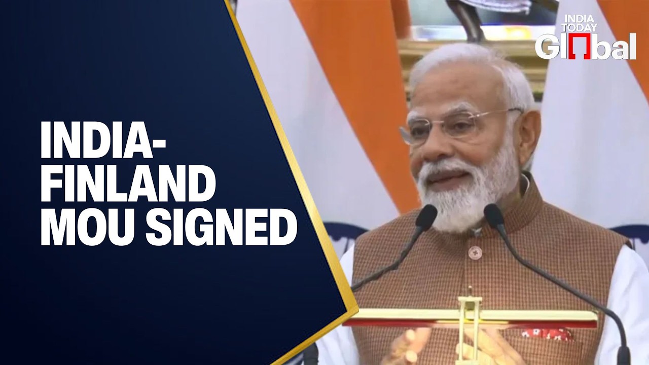 LIVE: PM Modi's Remarks at Joint Press Meet With Finland President Stubb After MoU Exchange