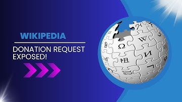 Wikipedia donation request exposed!