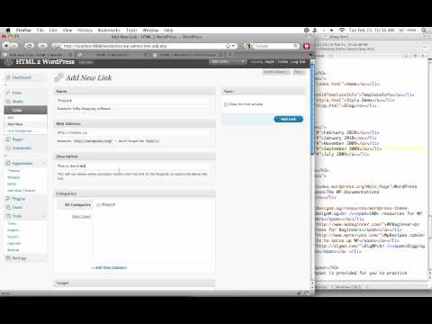WordPress Tutorial: Customizing Sidebar 3/3 [HTML 2 WordPress]