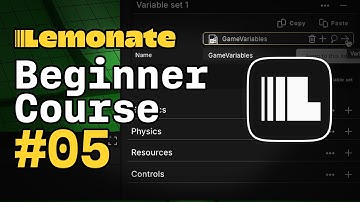 Lemonate Game Engine Tutorial #05 | Build your first game [Beginner Course] | Variable Sets