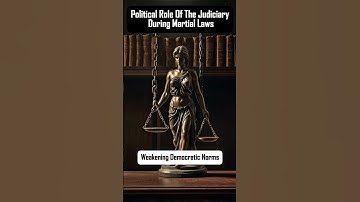 Political Role of the Judiciary during Martial Laws