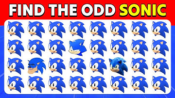 Find the ODD One Out | Sonic Edition 🔵⚡ 32 levels