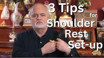 Use These Tips For Your Best Violin Hold, Part 3- Shoulder Rests.