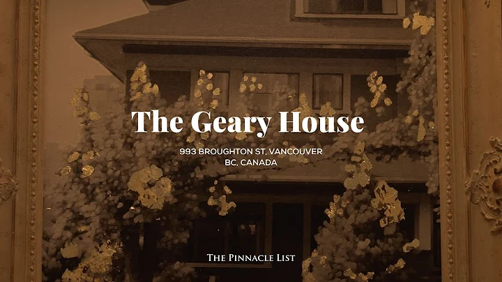The Geary House | Newly Restored | 993 Broughton St, Vancouver, BC, Canada 🇨🇦 | Luxury Real Estate