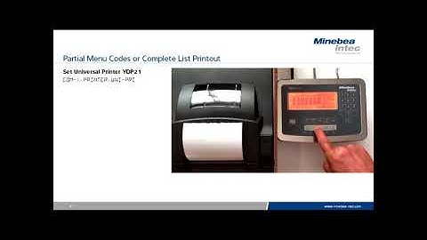 How-to: Menu Documentation Codes (printout)