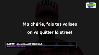 Miniatura de vídeo de "DADJU - Dieu Merci ft. Tiakola (Paroles Lyrics)"