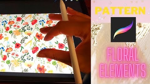 timelapse video on procreate of seamless pattern #makingvideos#procreateapp