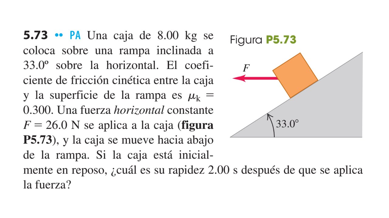 Física Universitaria (Vol. 1 | 14ta ed.): Ejercicio 5.73
