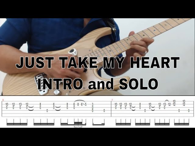 Just Take My Heart Intro and Solo with Tabs - Alvin De Leon class=
