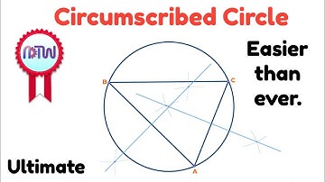 How to Draw a Perfect Circumscribed Circle Around a Triangle | Step-by-Step Guide