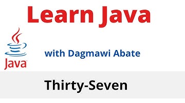 37) Learn Java with Dagmawi-Abate; Inheritance; Amharic