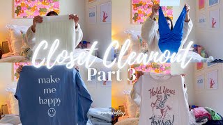 CLOSET CLEANOUT PT.3 (swimsuits, shorts, skirts, tshirts... & MORE)