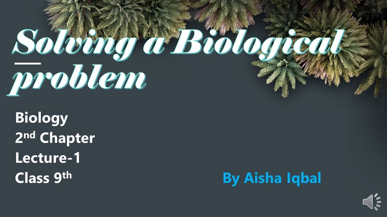 problem solving biology example