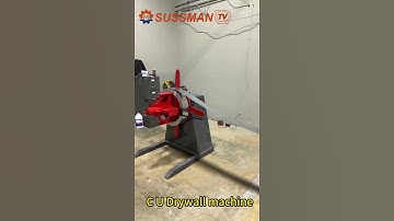 C U drywall machine operation #rollformingmachine