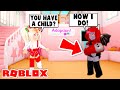 Adopting My Very FIRST CHILD With Sanna In Club Roblox!
