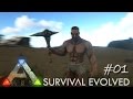 Ark Survival Evolved Ep 01 - Epic Adventure Begins (Server Let's Play)
