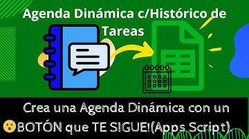 El SECRETO de Google Sheets Crea una Agenda Dinámica con Apps Script