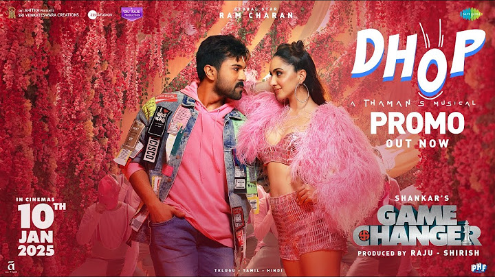 Dhop (Hindi) - Song Promo | Game Changer | Ram Charan, Kiara Advani | Thaman S | Shankar
