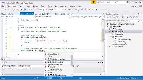 Tekla Open API: Creating your first Hello World application