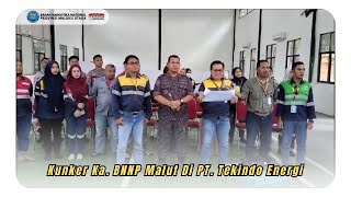 Kunker Ka BNNP Malut Di PT Tekindo Energi