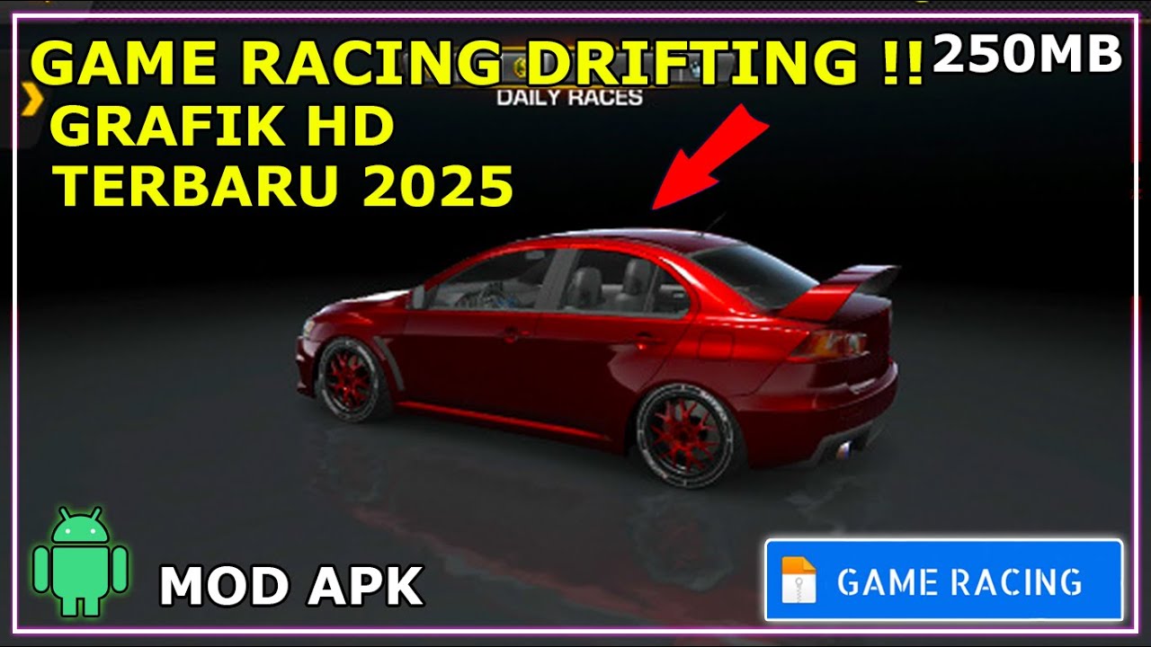 Hanya 500Mb! Game Mobil Drift Grafik HD Offline Android 2025