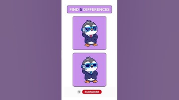 Easy but Tricky! Can You Find 5 Differences? | Spot the Difference #shorts