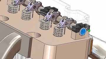 Trailer  Car Engine 3D animation    V6