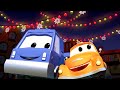 Xe tải kéo cho trẻ em - Chuck và đèn giáng sinh - Thành phố xe 🚗 những bộ phim hoạt hình về
