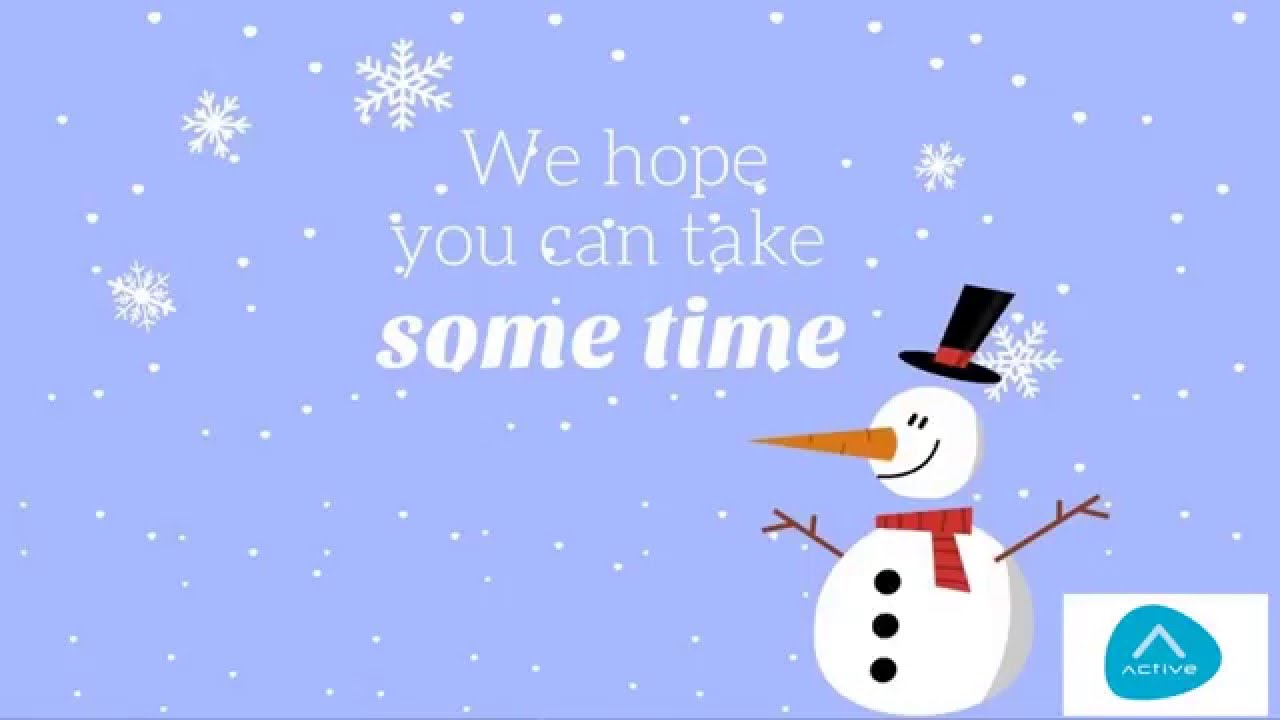active winter party invitation youtube