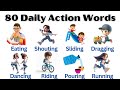 80 Essential Action Words | Daily Action Words In English