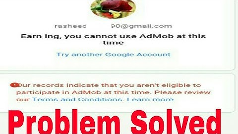 Admob AdSense cannot log in problem solved 100% working trick