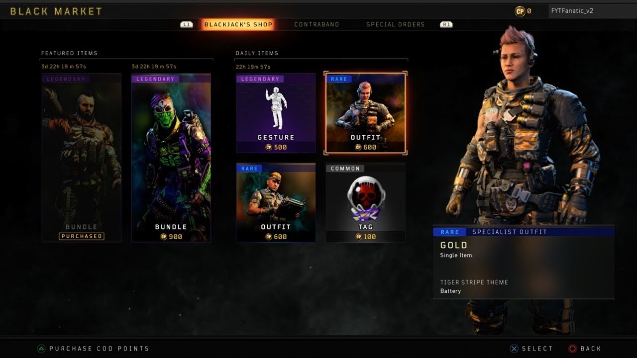 black ops 4 in game store