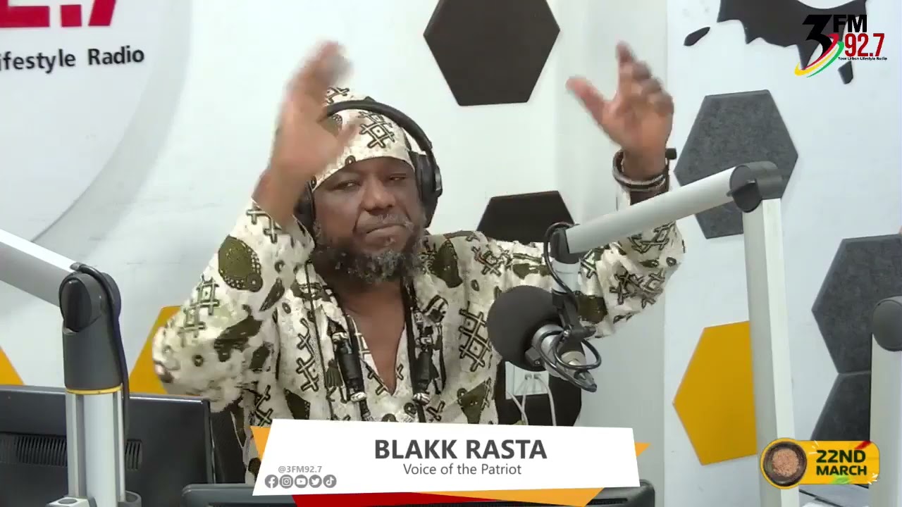 I am happy Dampare is out - Blakk Rasta #UrbanBlend #3FM927 - YouTube