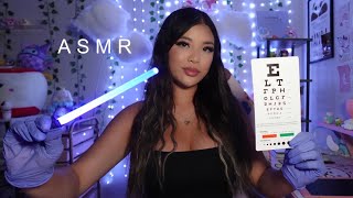 ASMR | Eye Exam Roleplay👩‍⚕️👁️ (light triggers, personal attention)