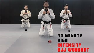 10 Minute HIIT Workout - CARDIO Workout // NO EQUIPMENT | Cobrinha BJJ