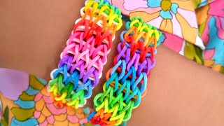 WATERFALL LOOM, RAINBOW LOOM,How to,DIY by yummy and crafty